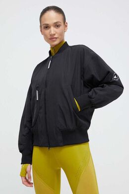 Adidas By Stella Mccartney: Чёрная куртка 