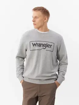 Wrangler: Серый свитшот 