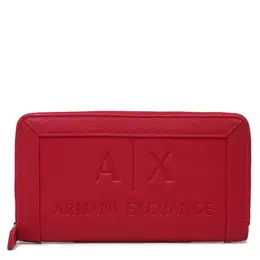 Armani Exchange: Красный кошелёк