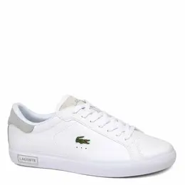 LACOSTE: Белые кеды 