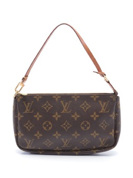 Louis Vuitton Pre-Owned: Коричневый клатч