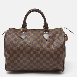 Louis Vuitton: Коричневая сумка  Speedy