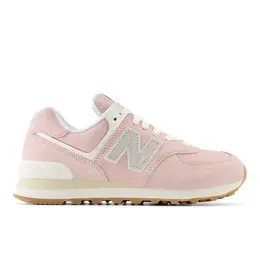 New Balance: Розовые кроссовки  574