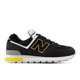 New Balance: Чёрные кроссовки 
