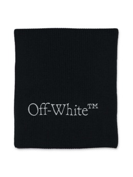 Off-White: Чёрный шарф 