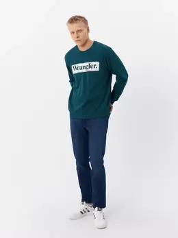 Wrangler: Синие джинсы 