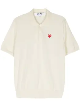 Comme Des Garçons Play: Поло Heart из шерсти