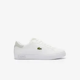 LACOSTE: Белые кеды 