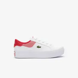 LACOSTE: Белые кеды 