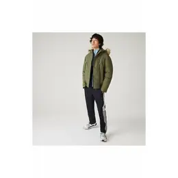 LACOSTE: Куртка цвета хаки 