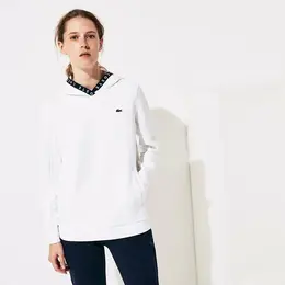 LACOSTE: Белая толстовка 