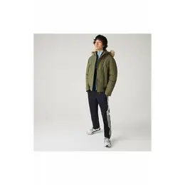 LACOSTE: Куртка цвета хаки 