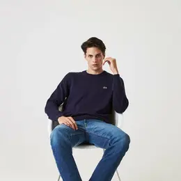 LACOSTE: Тёмный свитер 