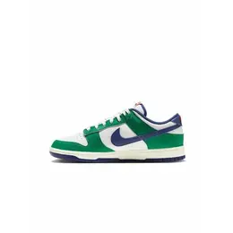 NIKE: Зелёные кроссовки Dunk Low