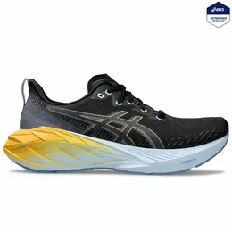 ASICS: Чёрные кроссовки  Novablast