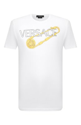 Versace: Хлопковая футболка 