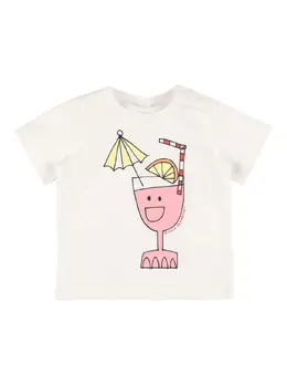 STELLA MCCARTNEY KIDS: Хлопковая футболка 