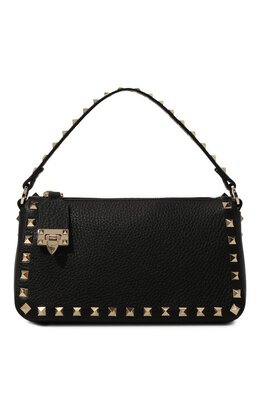 Valentino: Чёрная сумка Rockstud