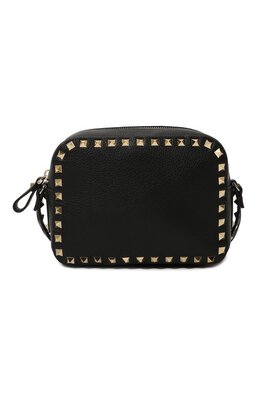 Valentino: Чёрная сумка  Rockstud