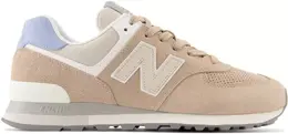 New Balance: Бежевые кроссовки 