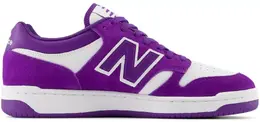 New Balance: Фиолетовые кеды  480