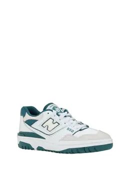 New Balance: Белые кроссовки  550