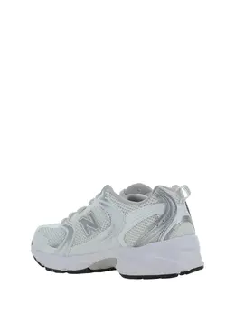 New Balance: Белые кроссовки 