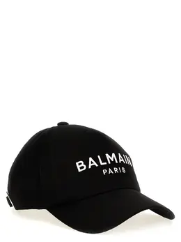 Balmain: Белая кепка 