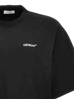 Off-White: Хлопковая футболка Arrow