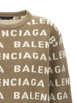 Balenciaga: Бежевый свитер 