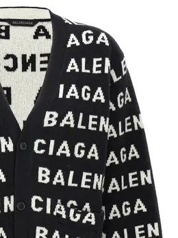 Balenciaga: Кардиган из шерсти 