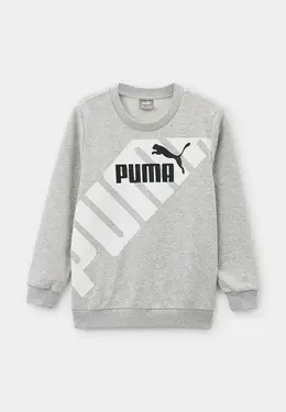 PUMA: Серый свитшот 