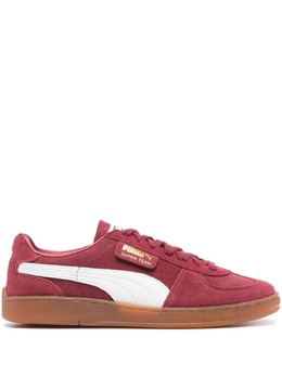 PUMA: Тёмные кроссовки  Suede