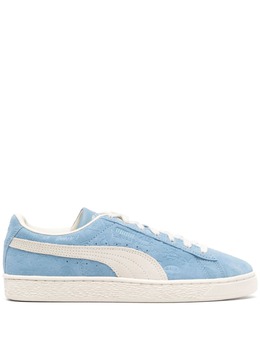 PUMA: Голубые кроссовки  Suede