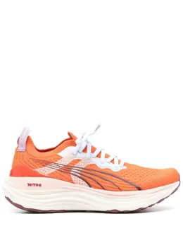 PUMA: Оранжевые кроссовки  Run