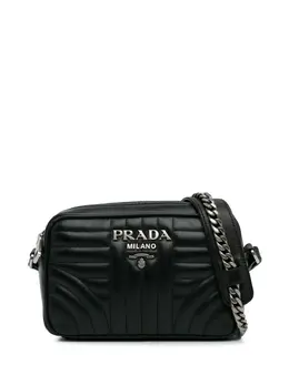 Prada Pre-Owned: Чёрная сумка через плечо