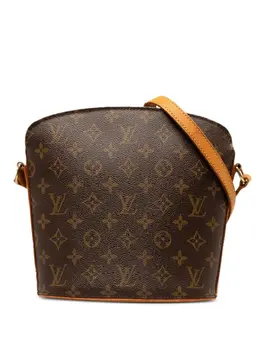 Louis Vuitton Pre-Owned: Коричневая сумка через плечо