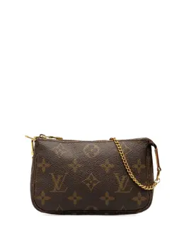 Louis Vuitton Pre-Owned: Коричневый клатч 