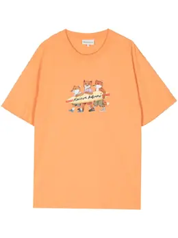 Maison Kitsuné: Хлопковая футболка 