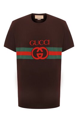 Gucci: Хлопковая футболка 