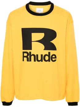 RHUDE: Хлопковый свитшот 