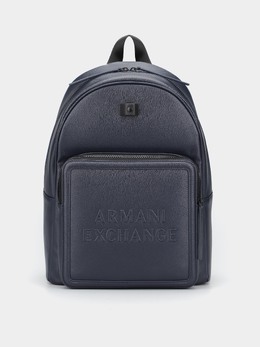 Armani Exchange: Тёмный рюкзак 