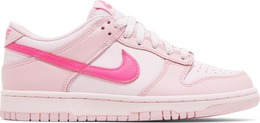 Nike: Розовые кроссовки  Dunk Low