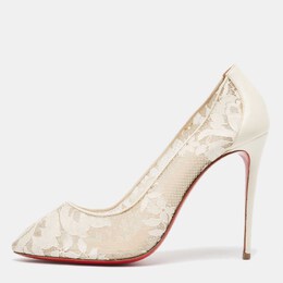 Christian Louboutin: Белые туфли 