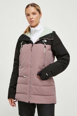 The North Face: Розовый пуховик 