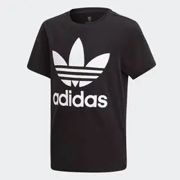 adidas: Чёрная футболка  Adicolor Classics