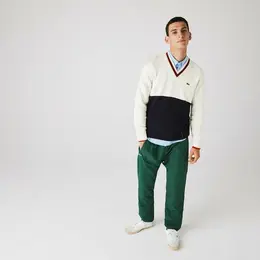 LACOSTE: Белый свитер 