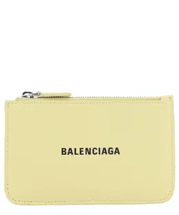 Balenciaga: Жёлтый картхолдер 