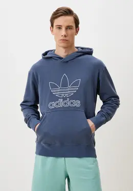 adidas Originals: Синяя толстовка 