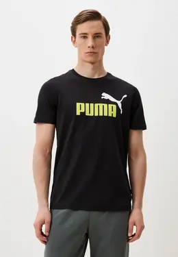 PUMA: Чёрная футболка 